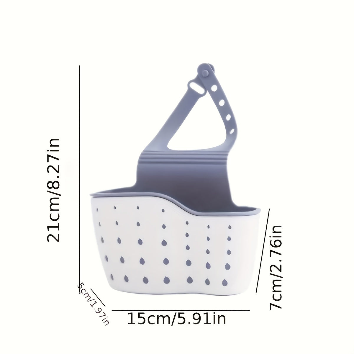 1pc Kitchen Sink Drain Basket - Multi-Functional Hanging Rack for